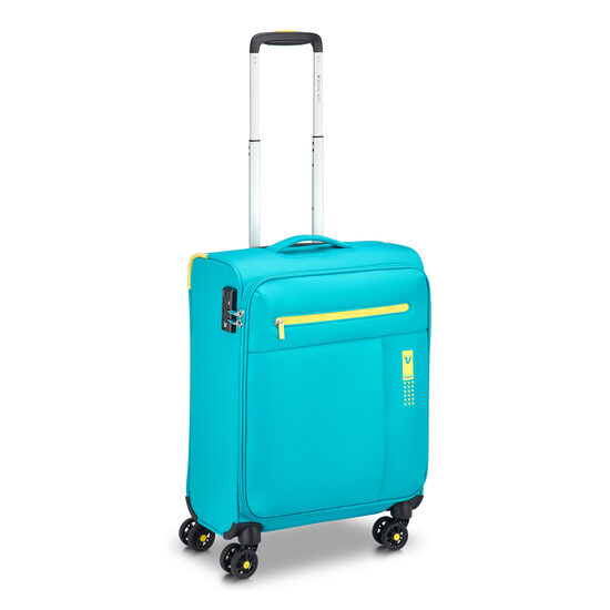 Koferis-rokas-bagāža-55x40x20-LiteSoft-zils-tirkīzs