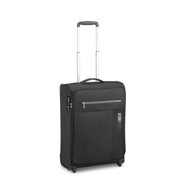 Koferis-viegls-rokas-bagāža-2-riteņi-LiteSoft-1.6-kg-melns