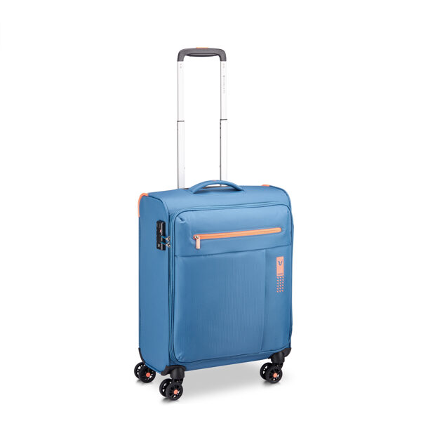 Koferis-viegls-rokas-bagāža-4-riteņi-NeonLite-1.7-kg-zils